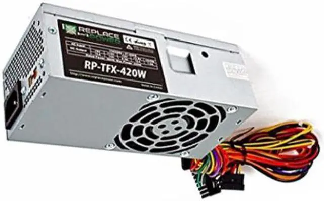 Alt view image 2 of 5 - Slimline Power Supply Upgrade for SFF Desktop Computer - Fits: HP Pavilion S5150T, S5155KR, S5157KR, S5158KR, S5159K