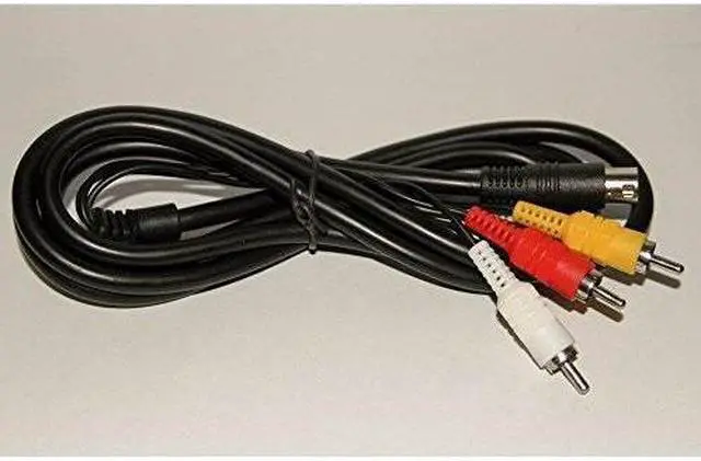 Alt view image 7 of 7 - RCA AV Cable for Sega Genesis 2 and 3 by Mars Devices