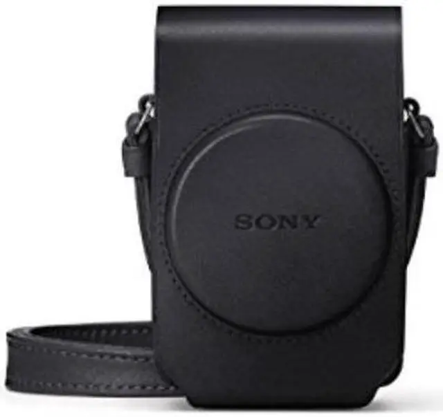 Alt view image 5 of 9 - Sony Vertical Type Soft Carrying Case for Cyber-shot RX100 and RX100II Cameras