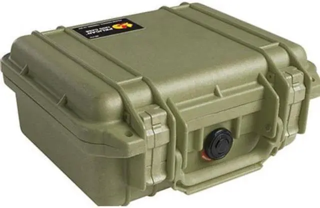 Alt view image 8 of 13 - CASE, PELICAN 1200, W/FOAM, OD GREEN