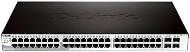Alt view image 3 of 9 - D-LINK WebSmart 48-Port Gigabit Switch with 4 SFP (DGS-1210-52)