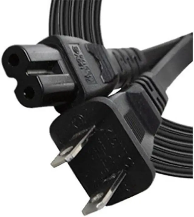 Main image of imbaprice 10 feet long 2prong ac power cord cable for vizio smart tv/led tv/e series/m series ul listed