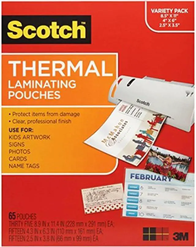 Main image of 3m 65 varietythermal pouches laminator tp8000vp