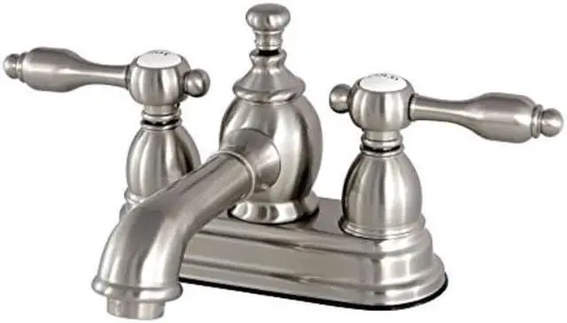 Alt view image 2 of 13 - Kingston Brass KS7008TAL 4in Centerset Lavatory Faucet with Brass Pop-Up SN