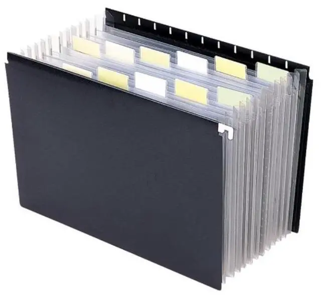 Alt view image 5 of 17 - Smead Hanging Expanding File Portable Ltr 11-7/8"x9-1/4" BK 65125