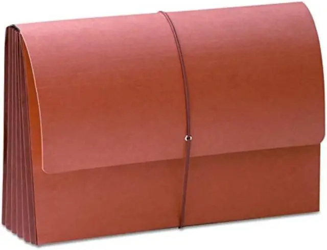 Alt view image 4 of 8 - Smead TUFF 5 1/4" Exp Wallets Manila/Redrope Legal 71166