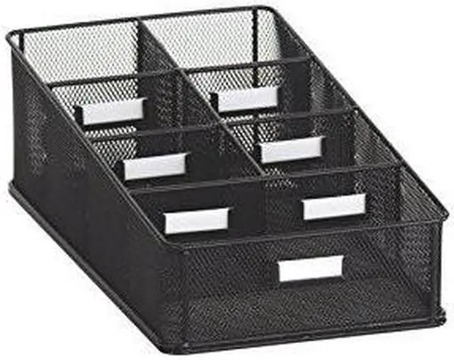 Alt view image 11 of 20 - Safco Organizer,Hsptly,7c,Bk 3291BL