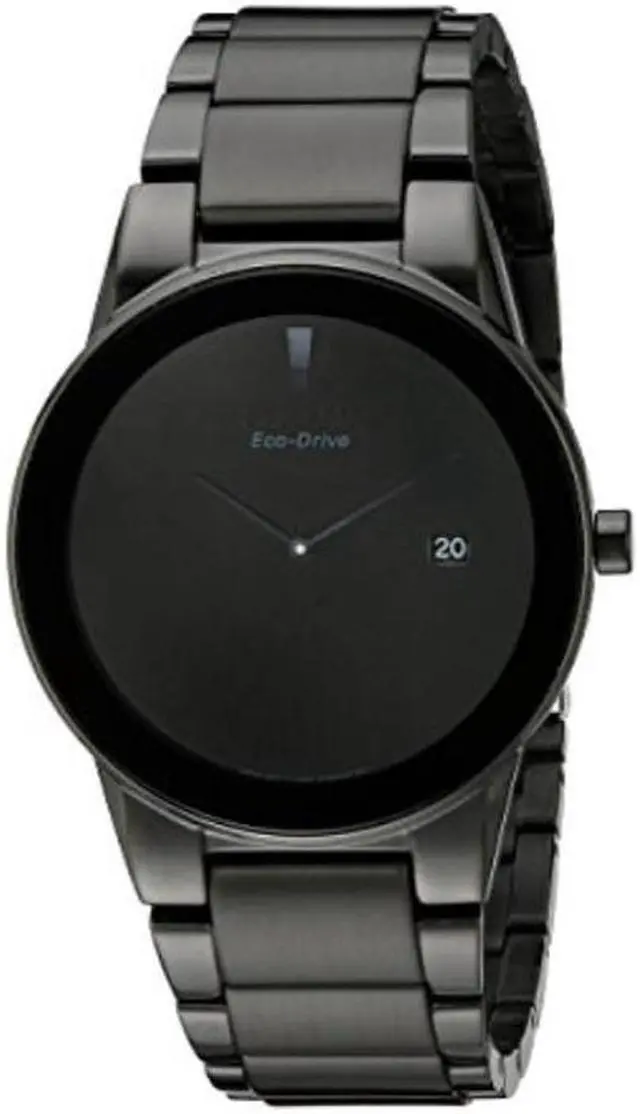 Alt view image 14 of 20 - Citizen Eco-Drive Mens Axiom Series Black ION PVD Stainless Watch AU1065-58E