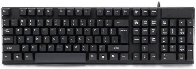 iMicro KB-IMK15 107-Key Wired USB Keyboard (English) - Newegg.com
