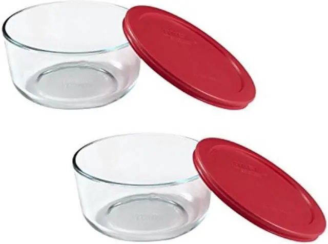 Alt view image 3 of 4 - World Kitchen Pyrex 4-Cup Round Food Storage Plus Dish