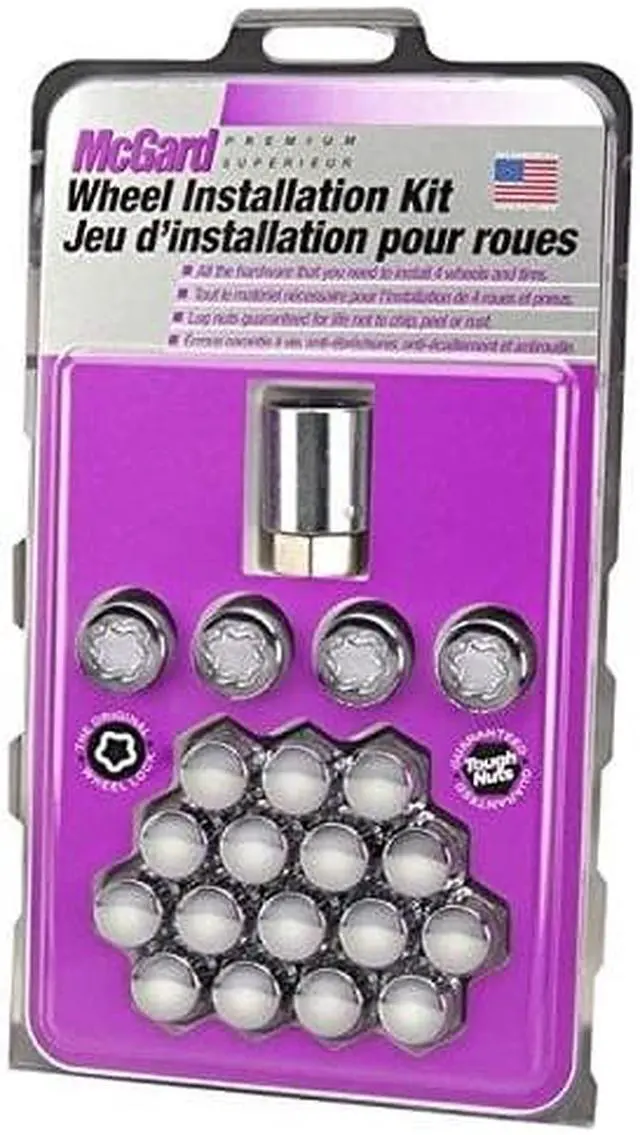 Alt view image 4 of 5 - McGard 84530CN Chrome Cone Seat Wheel Installation Kit; 5 Lug (1/2"-20)
