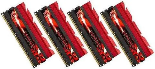 Alt view image 4 of 4 - G.SKILL TridentX Series 16GB (4 x 4GB) DDR3 2400 (PC3 19200) Desktop Memory Model F3-2400C10Q-16GTX