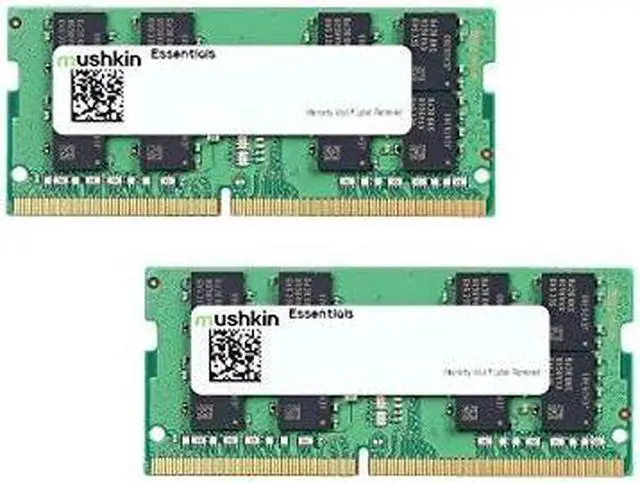 Alt view image 4 of 6 - Mushkin ESSENTIALS 32GB (2x16GB) PC4-21300 2666MHz 260-pin Dual-Channel Notebook Memory Model MES4S266KF16GX2