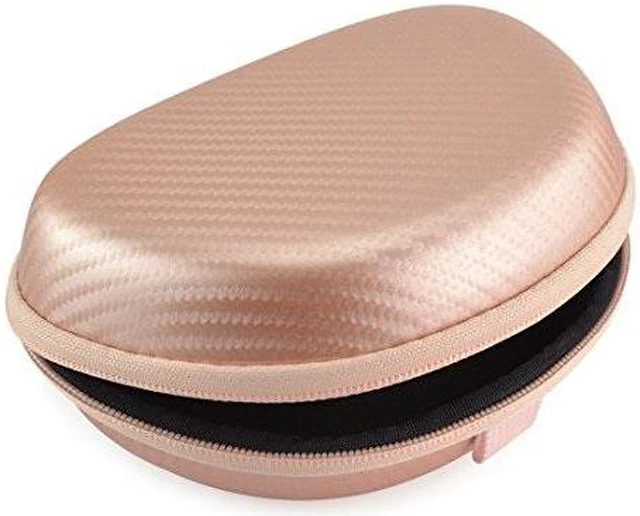 Main image of geekria ultrashell beats solo3, solo 3, solo2 wireless onear headphones hard carrying case/headset protective travel bag with space for cable, charger and accessories rose gold
