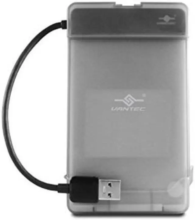 Alt view image 7 of 7 - VANTEC CB-STU3-2PB USB 3.0 to 2.5" SATA HDD Adapter with Case