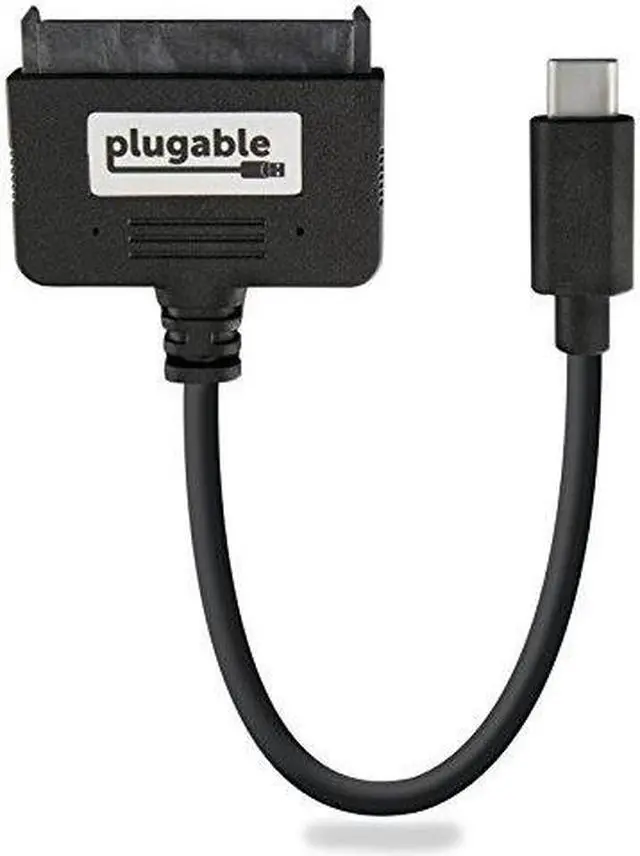 Alt view image 6 of 12 - Plugable SATA Adapter Cable - USB-C to SATA, 6in (15cm)