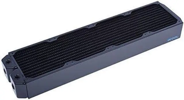 Alt view image 4 of 11 - Alphacool NexXxos UT60 Full Copper Radiator 480, 120mm x 4, Quad Fan, Black