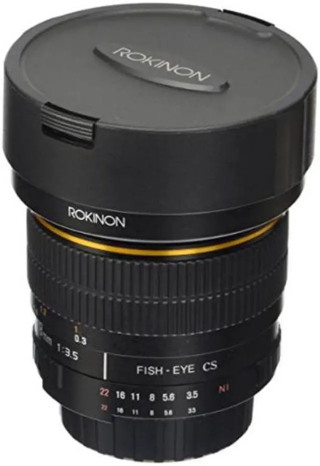 Alt view image 8 of 13 - Rokinon FE8M-N 8mm F3.5 Fisheye Fixed Lens for Nikon (Black)