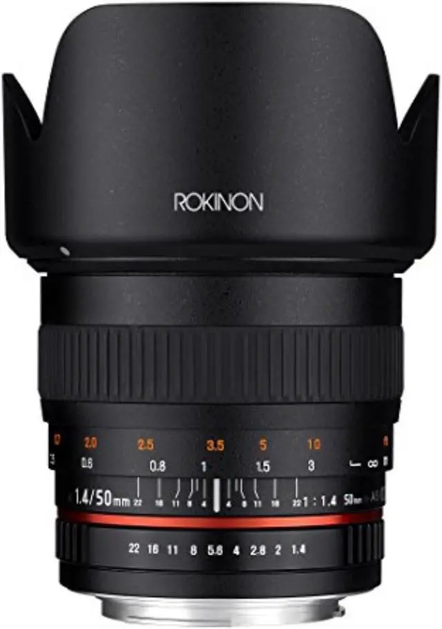 Alt view image 5 of 10 - Rokinon 50mm F1.4 Lens for Canon EF Mount #50M-C