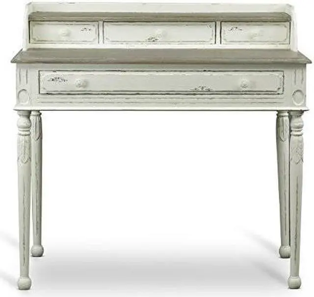 Alt view image 4 of 9 - Baxton Studio Anjou Traditional French Accent Writing Desk