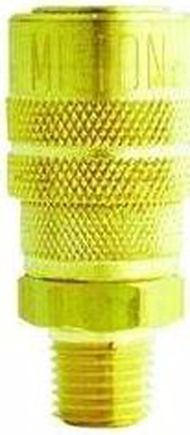 Alt view image 2 of 8 - MILTON INDUSTRIES 1/4 Male M Style Coupler S-716 Unit: EACH