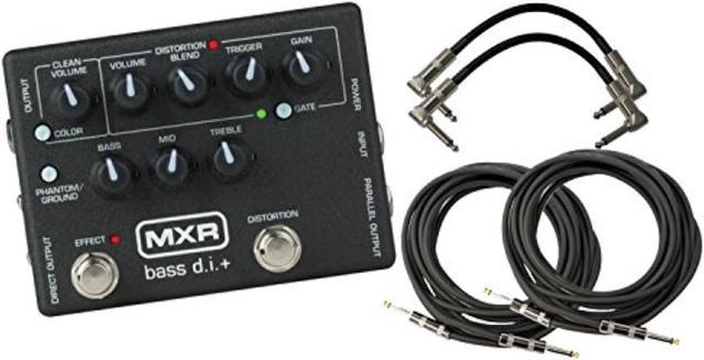 mxr m80 bass d.i.+ bass guitar preamp distortion pedal with