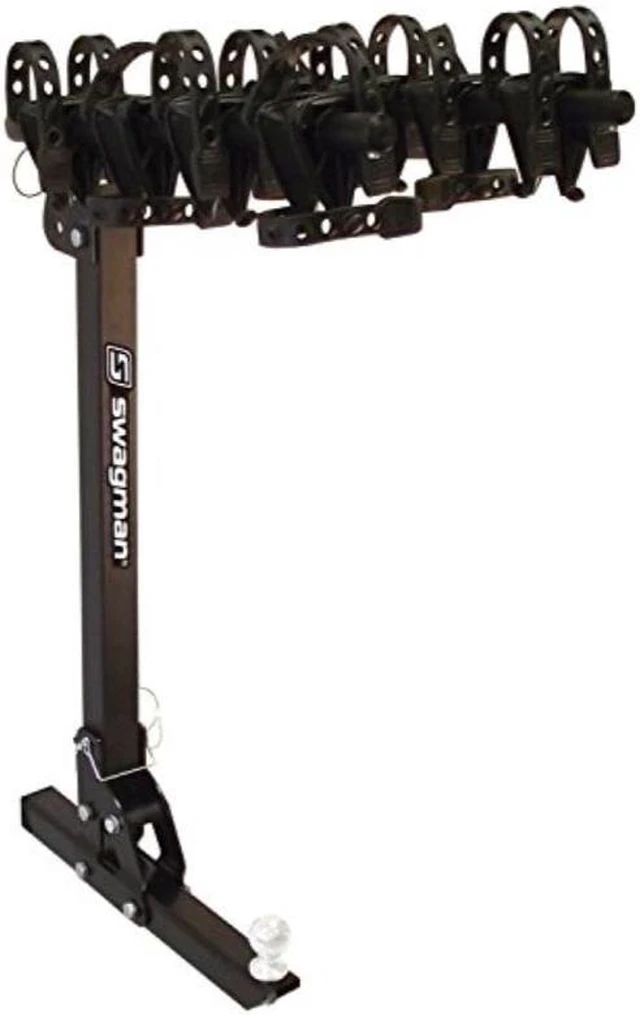 Alt view image 3 of 7 - Swagman Trailhead 4 Non-Folding Bike Rack Hitch Rack (2 inch & 1 1/4 inch Receiver) - 63381