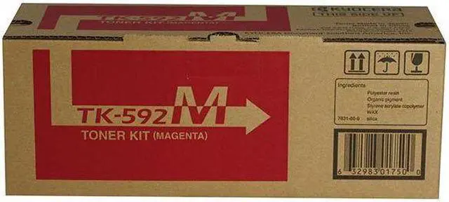 Alt view image 9 of 20 - Kyocera Copystar TK592M Laser Toner Cartridge Magenta