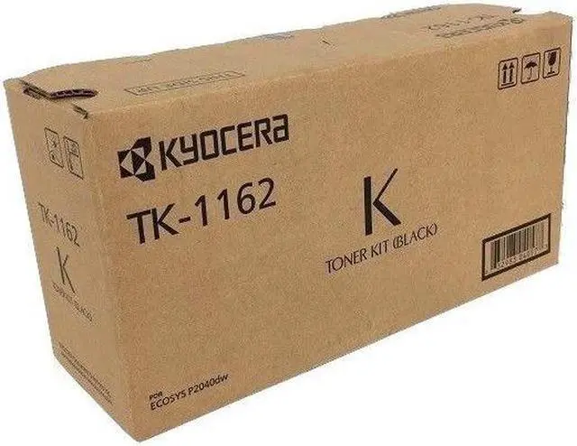Alt view image 2 of 11 - Black Toner Cartridge for Kyocera TK-1162 ECOSYS P2040dw, Genuine Kyocera Brand