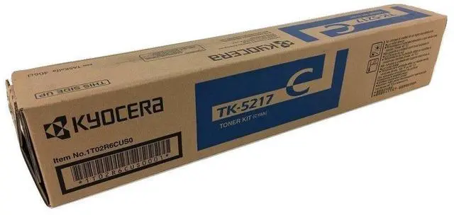 Alt view image 4 of 7 - Cyan Toner Cartridge for Kyocera TK-5217C TASKalfa 406ci, Genuine Kyocera Brand