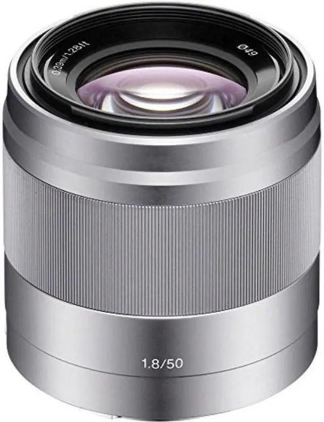 Alt view image 12 of 20 - SONY SEL50F18 Compact ILC Lenses 50mm f/1.8 Lens Silver