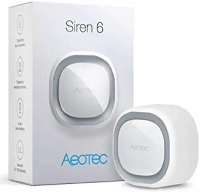 Alt view image 3 of 3 - Aeotec Z-Wave Siren 6