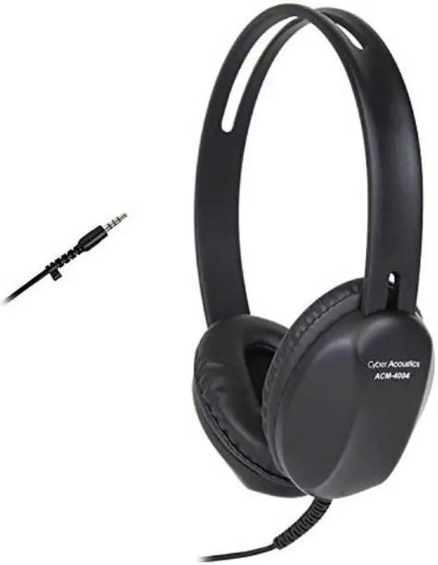 Alt view image 4 of 14 - Cyber Acoustics ACM-4004 Stereo Headphones