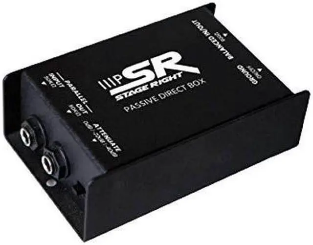 Alt view image 2 of 6 - Monoprice Sound Block Passive Direct Box with Ground Lift and Attenuator, Bidirectional Impedance Matching - Stage Right Series