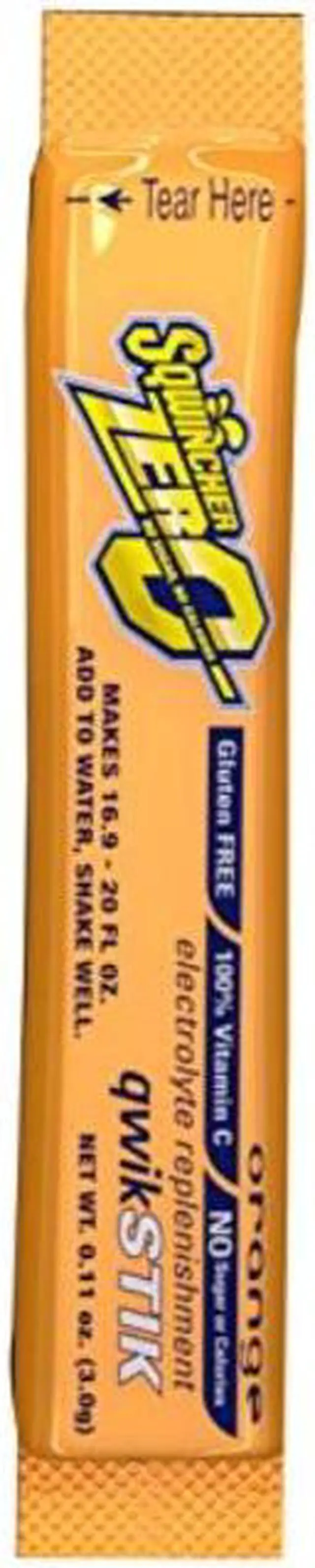 Alt view image 2 of 6 - SQWINCHER 159060100 Qwik Stik(TM) Sugar Free Drink Mix Powder 0.11 oz., Orange,