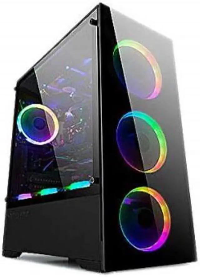 Alt view image 6 of 7 - BGears b-Voguish Full Tempered Glass Dual Chamber layout Mid Tower case