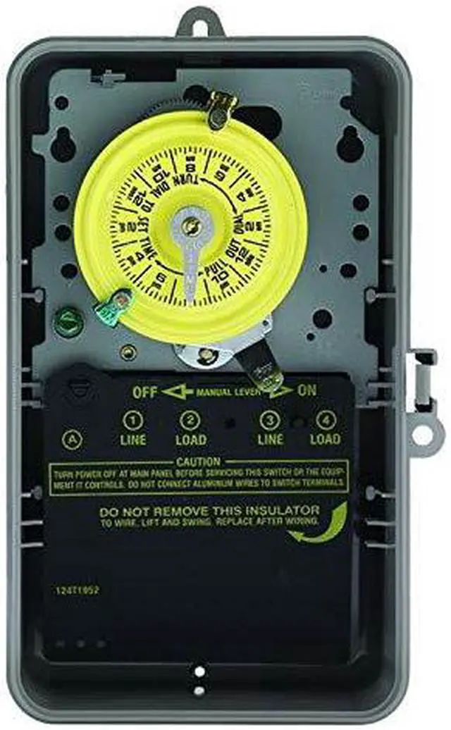Alt view image 3 of 4 - INTERMATIC T103PCD82 Electromechanical Timer,24-Hour,DPST