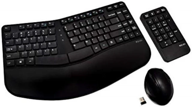 Alt view image 4 of 6 - ERGONOMIC KEYBOARD MOUSE COMBO