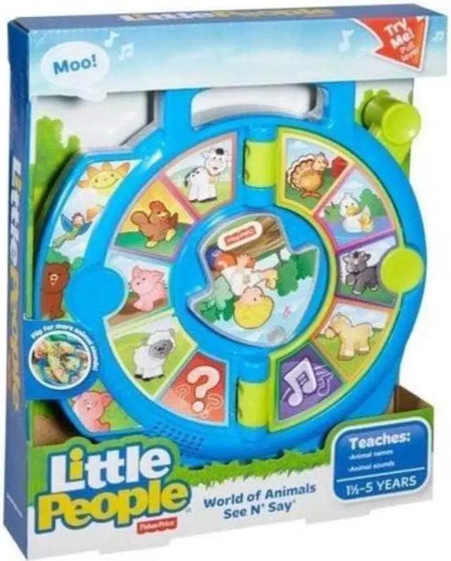 Alt view image 17 of 20 - Fisher-Price Little People World of Animals See 'n Say Playset