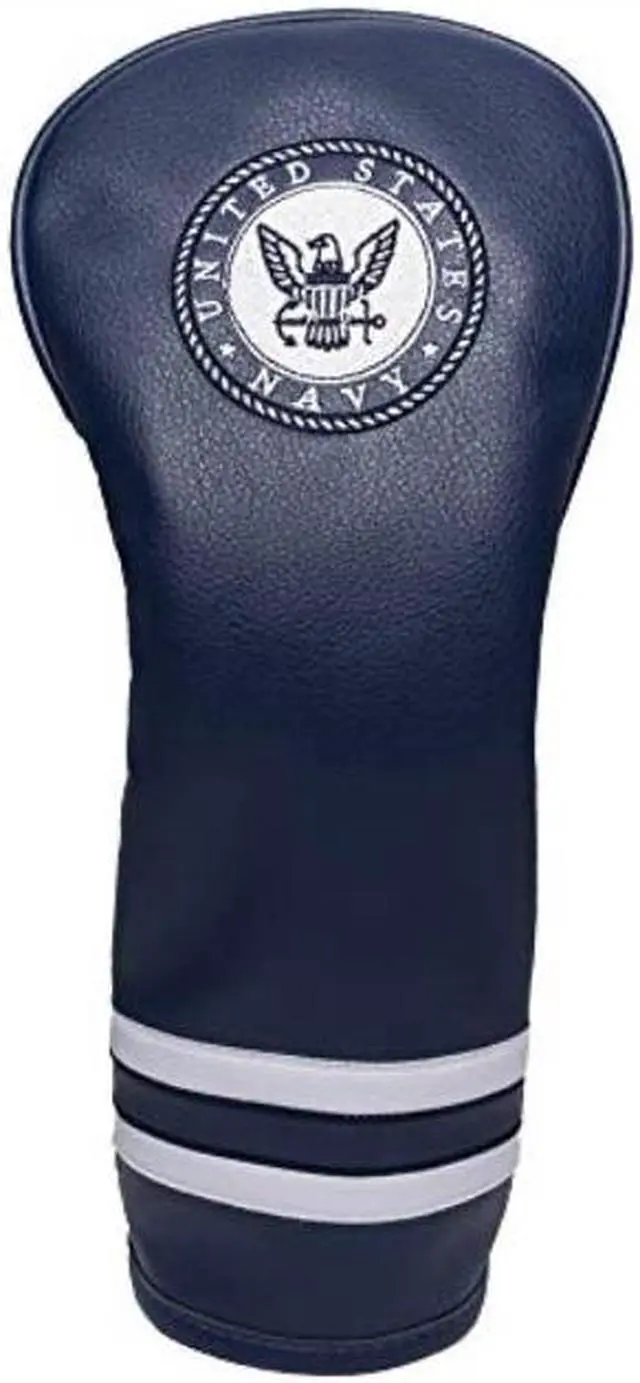 Main image of team golf military navy vintage fairway golf club headcover, form fitting design, retro design & superb embroidery