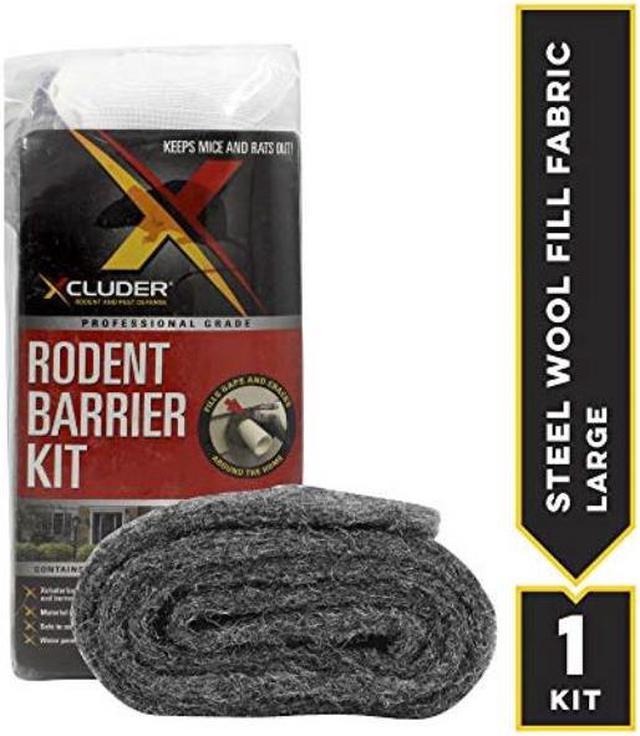 xcluder 162758a rodent control fill fabric large diy kit, stops rats and  mice