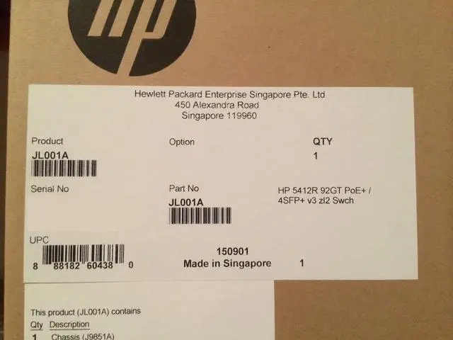 Alt view image 10 of 16 - HP 5412R 92GT PoE+ and 4-port SFP+ (No PSU) v3 zl2 Modular 92 Port Gigabit Ethernet Switch