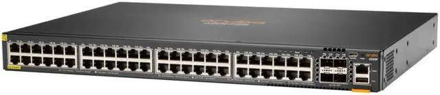 Alt view image 2 of 6 - Aruba 6300F 48-Port 1Gbe Class 4 Poe And 4-Port Sfp56 Switch