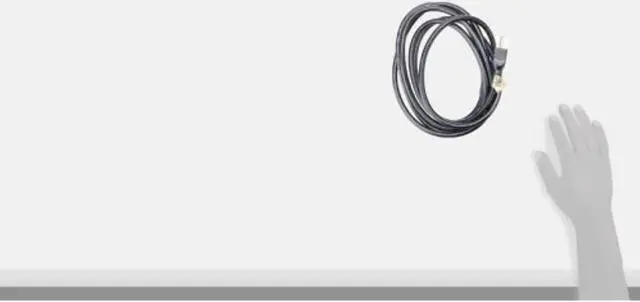 Alt view image 3 of 3 - Tripp Lite Heavy Duty Computer Power Cord, 15A, 14AWG (NEMA 5-15P to IEC-320-C13), 10-ft. (P007-010)