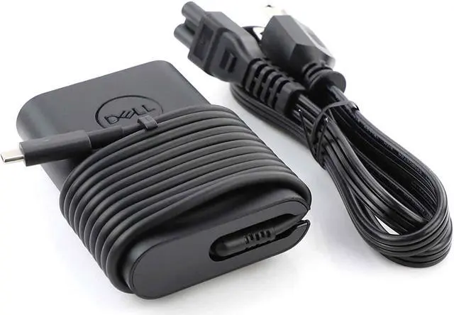 Alt view image 5 of 7 - New Dell Laptop Charger 65W(Watt) AC Power Adapter With Type c(USB-C/USBC) Tip Include Power Cord For XPS 12, 9250 XPS 13 9350 9360 9365 9370 9380, Latitude 7370 7280 7480 5480 7275 5290 7490