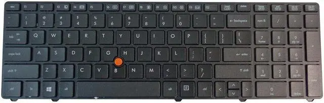 Main image of replacement keyboard for HP Elitebook 8760W 8770W US   701977-001