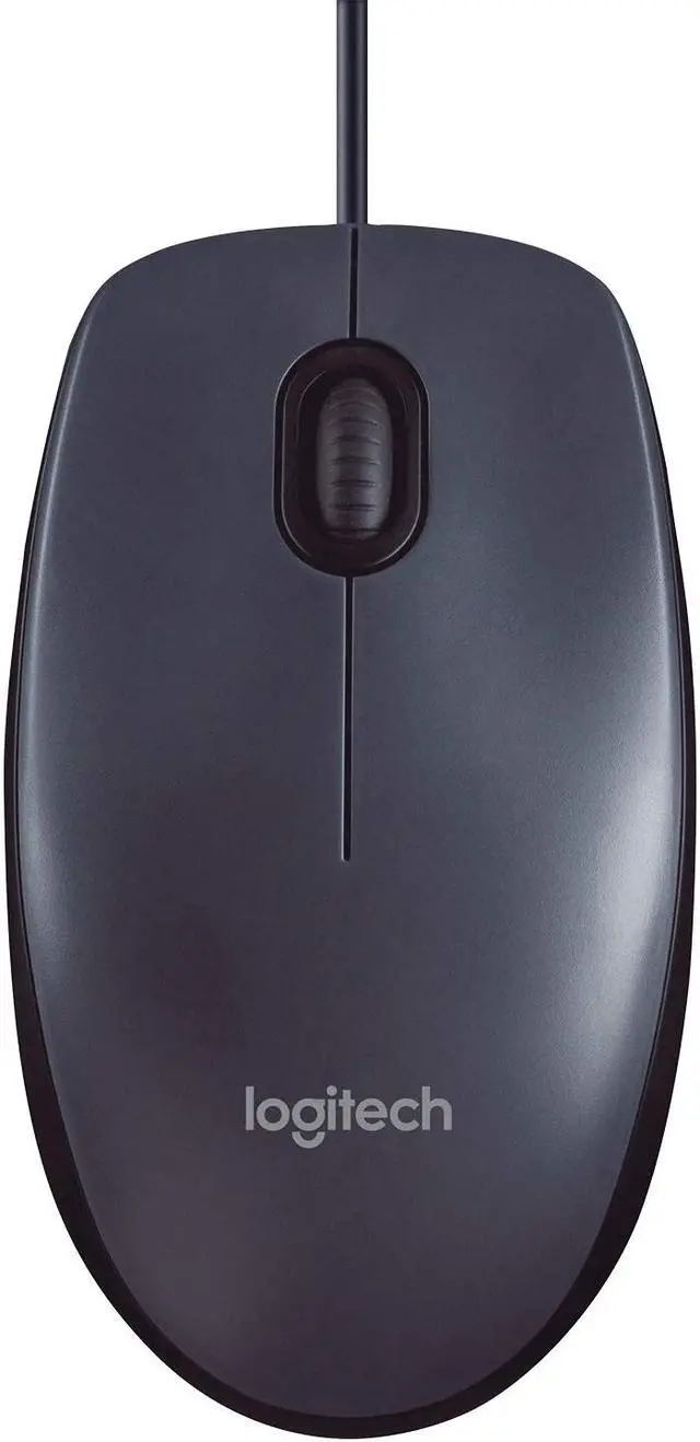Alt view image 2 of 5 - Logitech M100 Corded Mouse – Wired USB Mouse for Computers and Laptops, for Right or Left Hand Use, Black