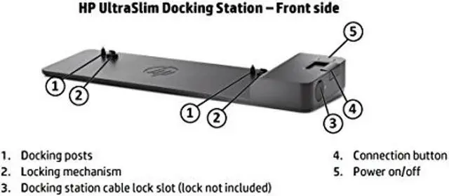 Alt view image 4 of 6 - HP D9Y32UT UltraSlim Dock 2013 D9Y32UT#ABA