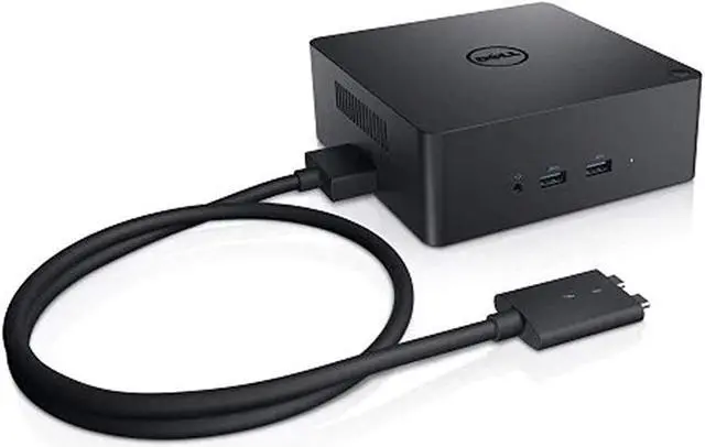 Alt view image 2 of 7 - Dell Precision Dual USB-C Thunderbolt Dock TB18DC Docking Station, with 240 Watt Power Adapter