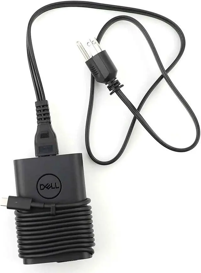 Alt view image 7 of 7 - New Dell Laptop Charger 65W(Watt) AC Power Adapter With Type c(USB-C/USBC) Tip Include Power Cord For XPS 12, 9250 XPS 13 9350 9360 9365 9370 9380, Latitude 7370 7280 7480 5480 7275 5290 7490